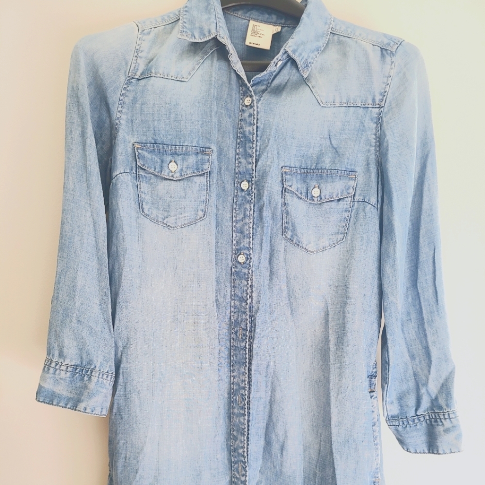 Lyocell Shirtdress Euro Sz 34.